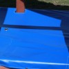 Blue Poured Rubber Sandbox Cover
